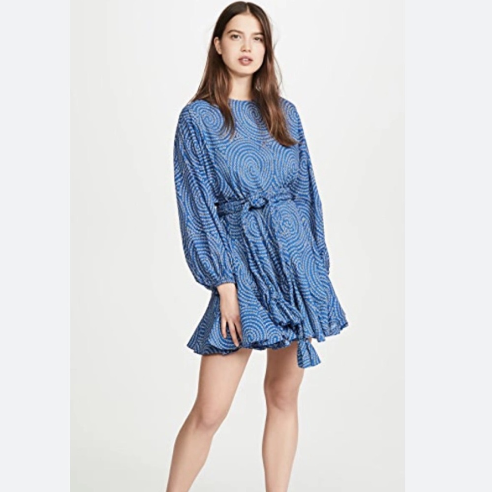 Rhode Ella Dress- Blue Trail